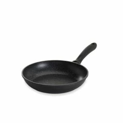 Poêle Fonte D’aluminium Revêtement Anti-adhérent Effet Pierre 24 Cm