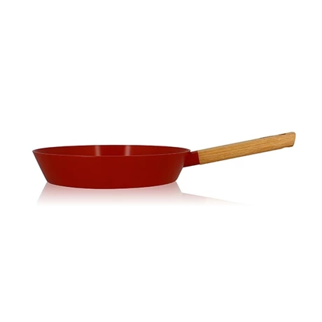 Poêle Ector Induction Aluminium Revêtu Manche En Bois 28 Cm Rouge 3 Poêle Ector Induction Aluminium Revêtu Manche En Bois 28 Cm Rouge