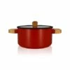 Faitout Ector Induction Aluminium Revêtu 24 Cm Rouge -DE BUYER Ventes 108015 0 1 Faitout Ector induction aluminium revetu 24 cm rouge Ogo