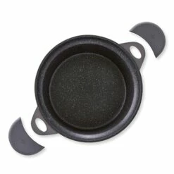 Lot Faitout Dur Comme La Pierre 24 Cm Et 2 Maniques En Silicone -DE BUYER Ventes 111083 1 1 Lot faitout Dur comme la pierre 24 cm et 2 maniques en silicone Mathon