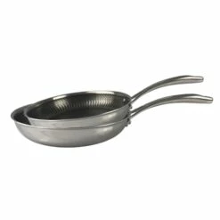 Lot 2 Poêles Anti-adhérentes Olympe 24 Et 28 Cm