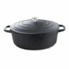 Cocotte Légère Ovale En Fonte D'aluminium 32 Cm 6,5 L Coloris Noir -DE BUYER Ventes 203004 0 4 Cocotte legere ovale en fonte d aluminium 32 cm 6 5 L coloris noir Mathon