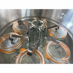 Lot Cuiseur 90 L 24 Bocaux Avec Thermomètre à Cadran Et Pince à Bocal -DE BUYER Ventes 209019 4 1 Lot cuiseur 90 L 24 bocaux avec thermometre a cadran et pince a bocal Le Pratique