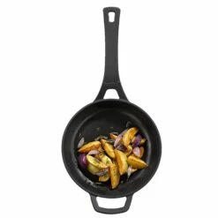 Poêle à Frire En Fonte émaillée 24 Cm Angus -DE BUYER Ventes 211010 1 2 Poele a frire en fonte emaillee 24 cm Angus Kela