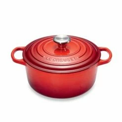 Le Creuset Cocotte Fonte Rond 24 Cm Cerise