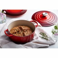 Le Creuset Cocotte Fonte Rond 26 Cm Cerise -DE BUYER Ventes 213184 3 3 Cocotte fonte rond 26 cm cerise Le Creuset