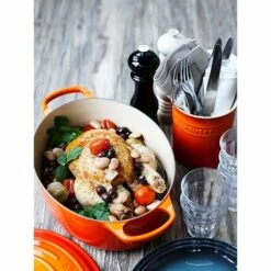 Le Creuset Cocotte Fonte Ovale Volcanique 27 Cm -DE BUYER Ventes 213197 2 3 Cocotte fonte ovale volcanique 27 cm Le Creuset