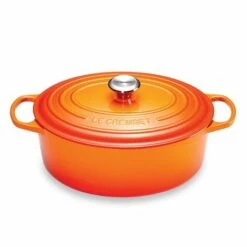 Le Creuset Cocotte Fonte Ovale Volcanique 31 Cm