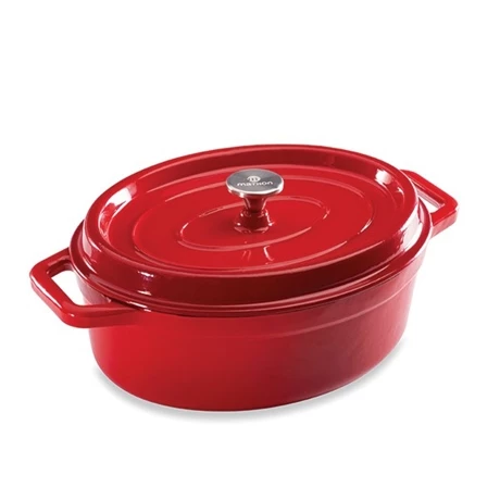 Cocotte En Fonte Ovale 33 Cm 6 L Rouge 3 Cocotte En Fonte Ovale 33 Cm 6 L Rouge
