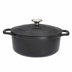 Cocotte Sublime Fonte Rond 2,5 L 20 Cm Noir