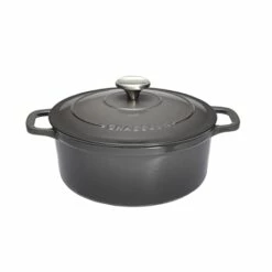 Cocotte Sublime Fonte Rond 4 L 24 Cm Grise