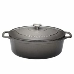 Cocotte Sublime Fonte Ovale 6 L 31 Cm Grise