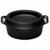 Le Creuset Cocotte Fonte Ovale Doufeu 32 Cm 7,2 L Noir Mat -DE BUYER Ventes 21384 0 1 Cocotte fonte ovale Doufeu 32 cm 7 2 L noir mat Le Creuset