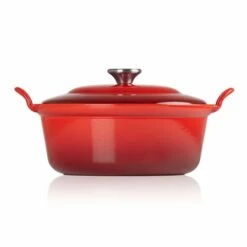 Le Creuset Cocotte Fonte Rond Plume 28 Cm 3,9 L Rouge