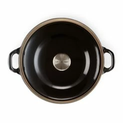 Le Creuset Cocotte Fonte Ronde Plume 24 Cm 2,4 L Noir -DE BUYER Ventes 21607 2 1 Cocotte fonte ronde Plume 24 cm 2 4 L noir Le Creuset
