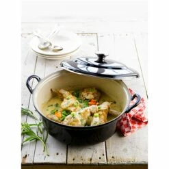 Le Creuset Cocotte Fonte Ronde Plume 24 Cm 2,4 L Noir -DE BUYER Ventes 21607 3 1 Cocotte fonte ronde Plume 24 cm 2 4 L noir Le Creuset