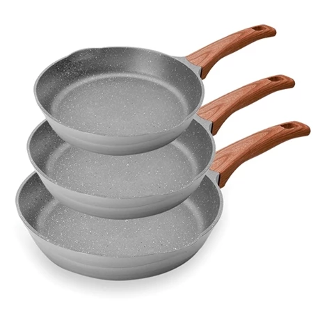 Lot 3 Poêles Stilo 20,24,28 Cm 4 Lot 3 Poêles Stilo 20,24,28 Cm – Image 2