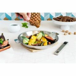 Poêle Inox Strate 24 Cm -DE BUYER Ventes 271141 3 4 Poele inox Strate 24 cm Cristel