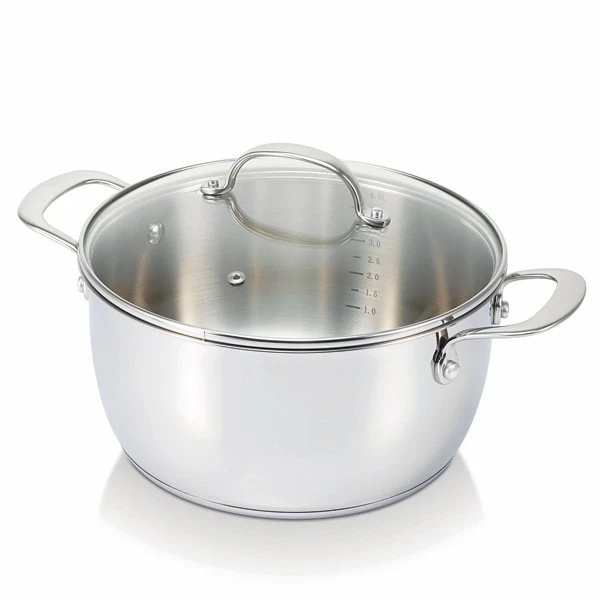 BEKA Faitout Inox Avec Couvercle Belvia 24 Cm 5 L 3 BEKA Faitout Inox Avec Couvercle Belvia 24 Cm 5 L