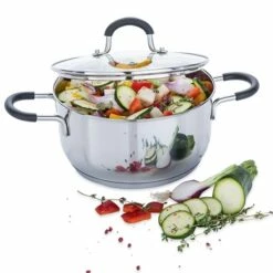 Faitout Inox Rapid Cook Avec Couvercle 20 Cm 3,1 L -DE BUYER Ventes 273053 1 4 Faitout inox Rapid Cook avec couvercle 20 cm 3 1 L Mathon