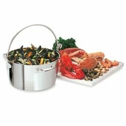 Lot Marmite à Crustacés Confiture 30 Cm Et Couvercle -DE BUYER Ventes 273111 3 3 Lot Marmite a crustaces confiture 30 cm et couvercle