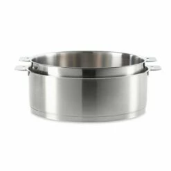 Devant -DE BUYER Ventes 27636 1 2 Faitout inox Strate 24 cm 5 1 L Cristel
