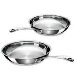 BEKA Lot De 2 Poêles Inox 20 Et 26 Cm Chef