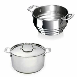 BEKA Set Faitout Chef 20 Cm Avec Couvercle Et Multi Passoire Vapeur