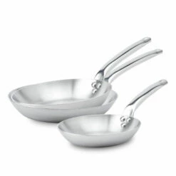 De Buyer Batterie De Cuisine Poêles Alchimy 20, 24 Et 28 Cm