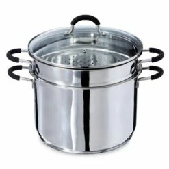 Marmite Haute Rapid Cook Avec Couvercle Et élément Vapeur 26 Cm 8,5 L 5 Marmite Haute Rapid Cook Avec Couvercle Et élément Vapeur 26 Cm 8,5 L -DE BUYER Ventes 27938 1 7 Marmite haute Rapid Cook avec couvercle et element vapeur 26 cm 8 5 L Mathon