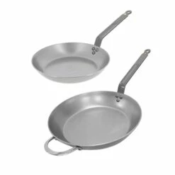 De Buyer Set De 2 Poêles Minéral B Element 24 Et 32 Cm