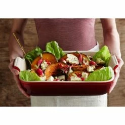 Le Creuset Plat Rectangulaire En Céramique émaillée 32 Cm Cerise -DE BUYER Ventes 301024 2 2 Plat rectangulaire en ceramique emaillee 32 cm Cerise Le Creuset