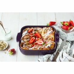 Peugeot Plat à Four Carré En Céramique Appolia Aubergine 36 Cm -DE BUYER Ventes 301323 2 2 Plat a four carre en ceramique Appolia aubergine 36 cm Peugeot