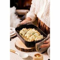 Peugeot Plat à Four Céramique Appolia Rectangulaire Noir Mat 32 Cm -DE BUYER Ventes 301366 2 3 Plat a four ceramique Appolia rectangulaire noir mat 32 cm Peugeot