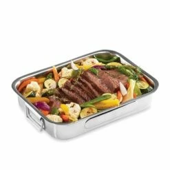 Plat à Four Rectangulaire Inox 35 Cm -DE BUYER Ventes 37111 2 3 Plat a four rectangulaire inox 35 cm Baumalu