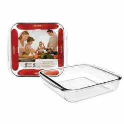 Ibili Plat En Verre Kristall Carré 25 Cm