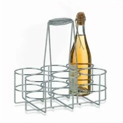 Porte-bouteilles Chromé Loop