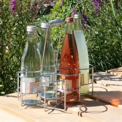 Porte-bouteilles Chromé Loop 7 Porte-bouteilles Chromé Loop -DE BUYER Ventes 60136 2 3 Porte bouteilles chrome Loop Kela