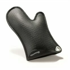 Gant à Four Anti Adhérent Noir Grande Taille