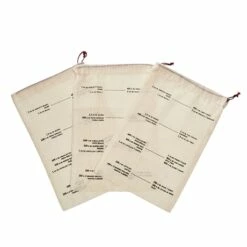 Set De 3 Sacs Coton Gradués
