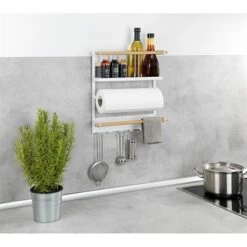 Étagère De Cuisine Magnétique Blanche -DE BUYER Ventes 603140 2 3 Etagere de cuisine magnetique blanche Wenko by Maximex