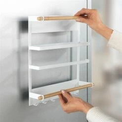 Étagère De Cuisine Magnétique Blanche -DE BUYER Ventes 603140 3 3 Etagere de cuisine magnetique blanche Wenko by Maximex