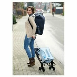 Chariot De Courses Avec Siège Bleu 11 Chariot De Courses Avec Siège Bleu -DE BUYER Ventes 604011 4 4 Chariot de courses avec siege bleu Wenko by Maximex