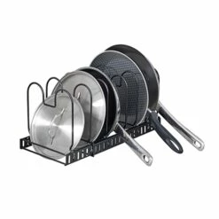 Rangement Extensible Pour Couvercles Et Poêles En Inox