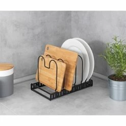Rangement Extensible Pour Couvercles Et Poêles En Inox 9 Rangement Extensible Pour Couvercles Et Poêles En Inox -DE BUYER Ventes 606022 3 1 Rangement extensible pour couvercles et Poeles en inox Wenko by Maximex