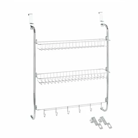 Etagère De Porte 2 Paniers Et Accroche-torchons – Image 2