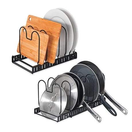 Lot De 2 Rangements Extensibles Pour Poêles Et Ustensiles 3 Lot De 2 Rangements Extensibles Pour Poêles Et Ustensiles