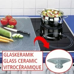 Set De 2 Couvre-plaques Transparentes -DE BUYER Ventes 62014 3 1 Set de 2 couvre plaques transparentes Wenko by Maximex