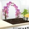 Protection Murale En Verre Orchidée -DE BUYER Ventes 62347 0 1 Protection murale en verre Orchidee Wenko by Maximex