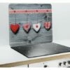 Protection Murale En Verre Coeurs 1 Protection Murale En Verre Coeurs -DE BUYER Ventes 62368 0 5 Protection murale en verre Coeurs Wenko by Maximex